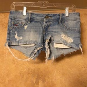 Hollister ripped shorts